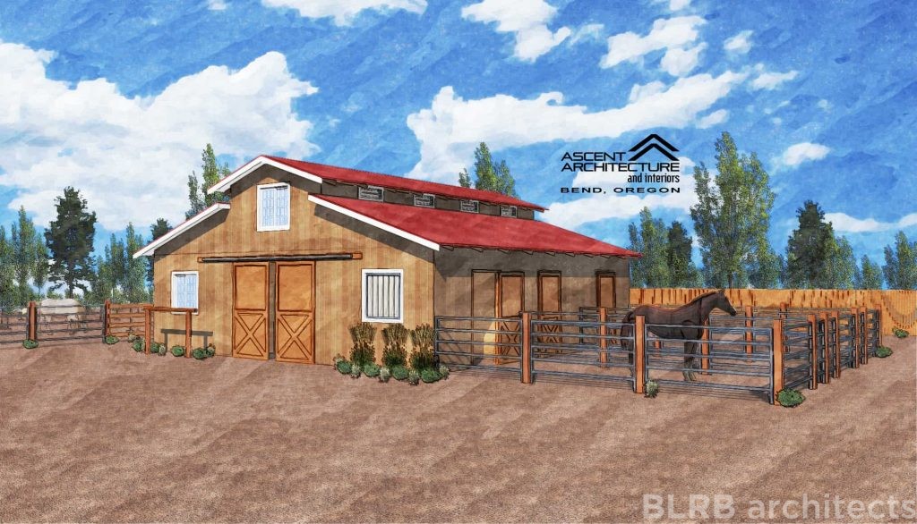 Small Horse Barn » Ascent Architecture &amp; Interiors, Bend 